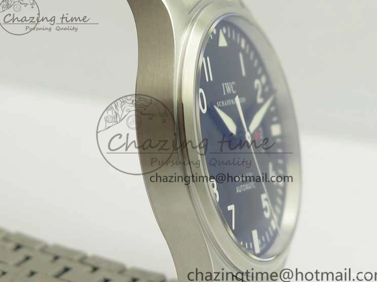 MIROTIME 0326 Mark XVII IW326504 MKS 1:1 Best Edition Black Dial On SS Bracelet MIYOTA 9015 V Durable 7210